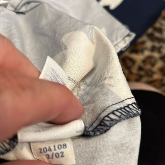 Vintage Y2K Tommy Hilfiger Blue Floral Print Design Cropped Pants - Picture 10 of 12